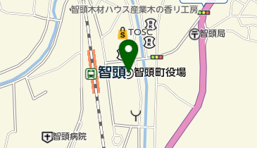 智頭町役場の地図画像