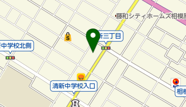 快活CLUB 相模原中央店の地図画像