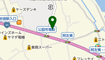 快活CLUB 50号笠懸店の地図画像