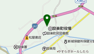 設楽町役場 本庁舎の地図画像