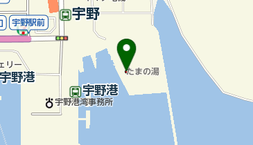 瀬戸内温泉 たまの湯の地図画像