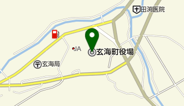 玄海町役場の地図画像