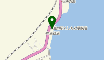 道の駅 くしもと橋杭岩の地図画像