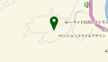 伊豆 下田 白浜海岸 海の見えるペンション桜家の地図画像