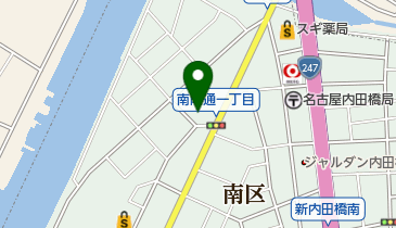 インターネット・まんが喫茶 亜熱帯 内田橋店の地図画像