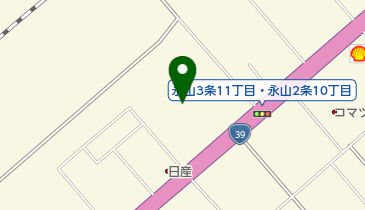 旭川家具センターの地図画像