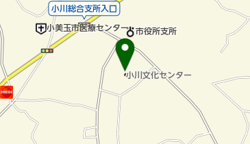 小美玉市 小川文化センター(アピオス)の地図画像