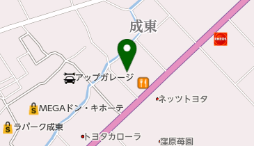 千葉鑑定団東金店の地図画像