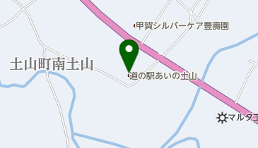 道の駅 あいの土山の地図画像