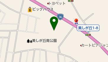 ベガロポリス美しが丘店の地図画像