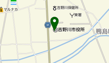 吉野川市役所 本庁の地図画像