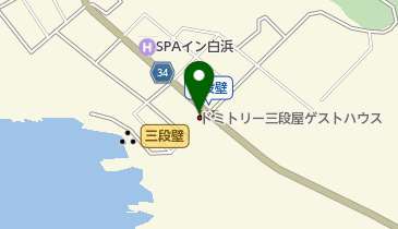 三段屋ドミトリーの地図画像