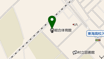 東海村総合体育館の地図画像