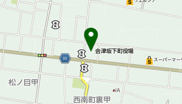 会津坂下町役場本庁舎(3)の地図画像