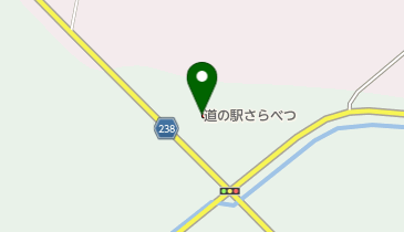 道の駅 さらべつの地図画像