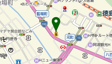献血ルーム アミコの地図画像