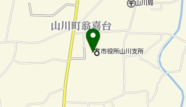 吉野川市山川地域総合センターの地図画像