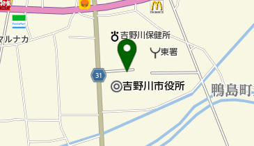 吉野川市役所 東館の地図画像