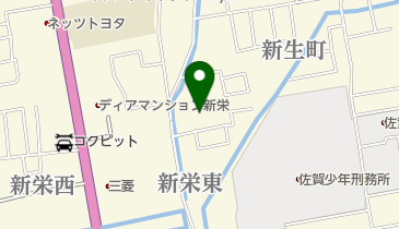 新栄公民館の地図画像