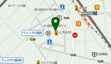 川越東武ホテルの地図画像