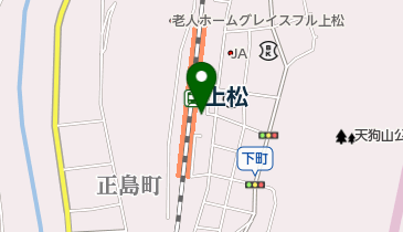 上松駅前観光案内所の地図画像