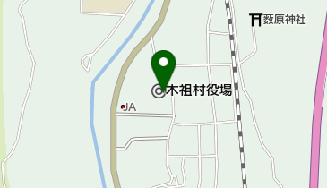 木祖村多目的交流施設笑ん館の地図画像