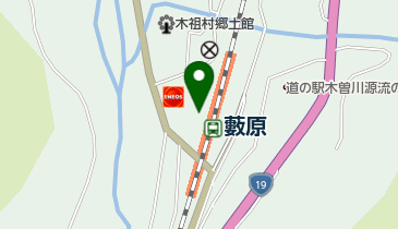 藪原駅の地図画像