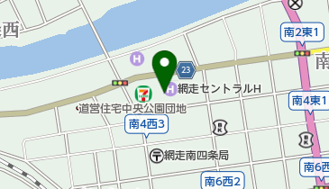 網走セントラルホテルの地図画像