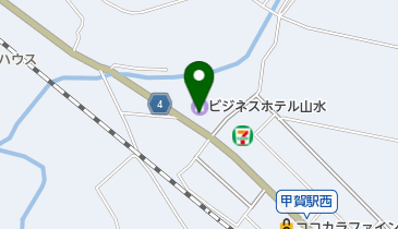 ビジネスホテル山水の地図画像