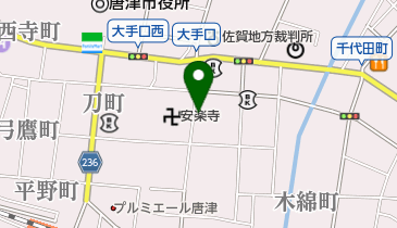 鮨処 つく田の地図画像