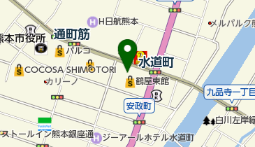 くまもと県民交流館パレア9Fパレアルームの地図画像