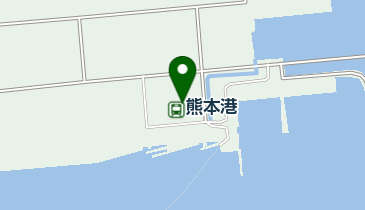 熊本港物産館の地図画像