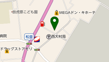 異人堂カステラ 大村店の地図画像