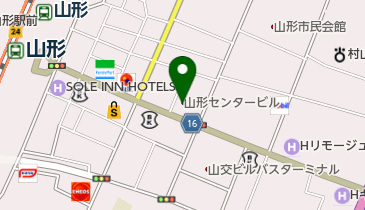 山形県赤十字血液センター山形駅前出張所の地図画像