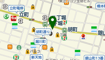 タリーズコーヒー天満屋八丁堀店の地図画像