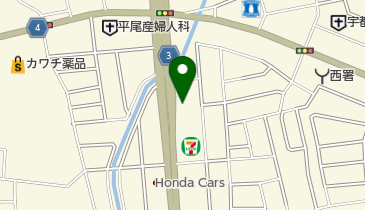 宇都宮腎内科皮膚科クリニックの地図画像