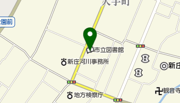 新庄市立図書館の地図画像