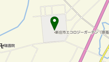 新庄市エコロジーガーデン「原蚕の杜」の地図画像