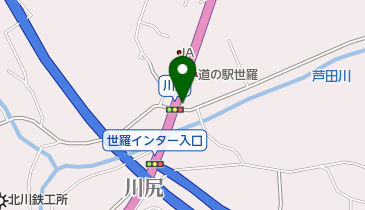 道の駅世羅の地図画像
