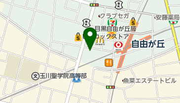 DiCE 自由が丘店の地図画像