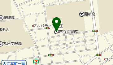 熊本市立図書館2階の地図画像