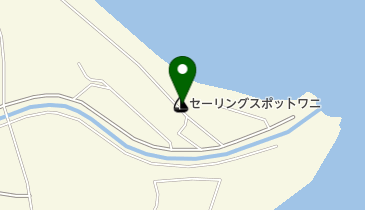 セーリングスポットワニの地図画像
