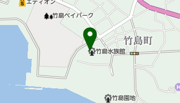 竹島水族館の地図画像