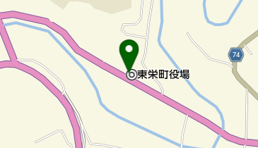 東栄町役場の地図画像