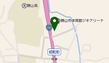勝山市体育館の地図画像