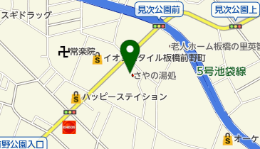 さやの湯処の地図画像