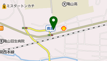 うえだ食堂の地図画像