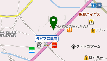 道の駅 織姫の里なかのと(駐車場)の地図画像