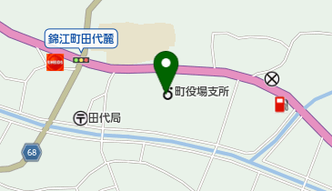 錦江町役場田代支所の地図画像