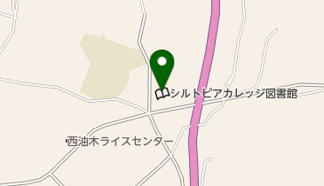 神石高原町シルトピアカレッジ図書館の地図画像